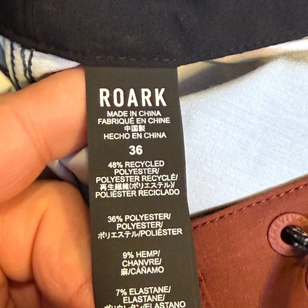 Roark The Chiller Boardshorts‎ Mens 36 Floral Print Hemp stretch Blend Quick Dry